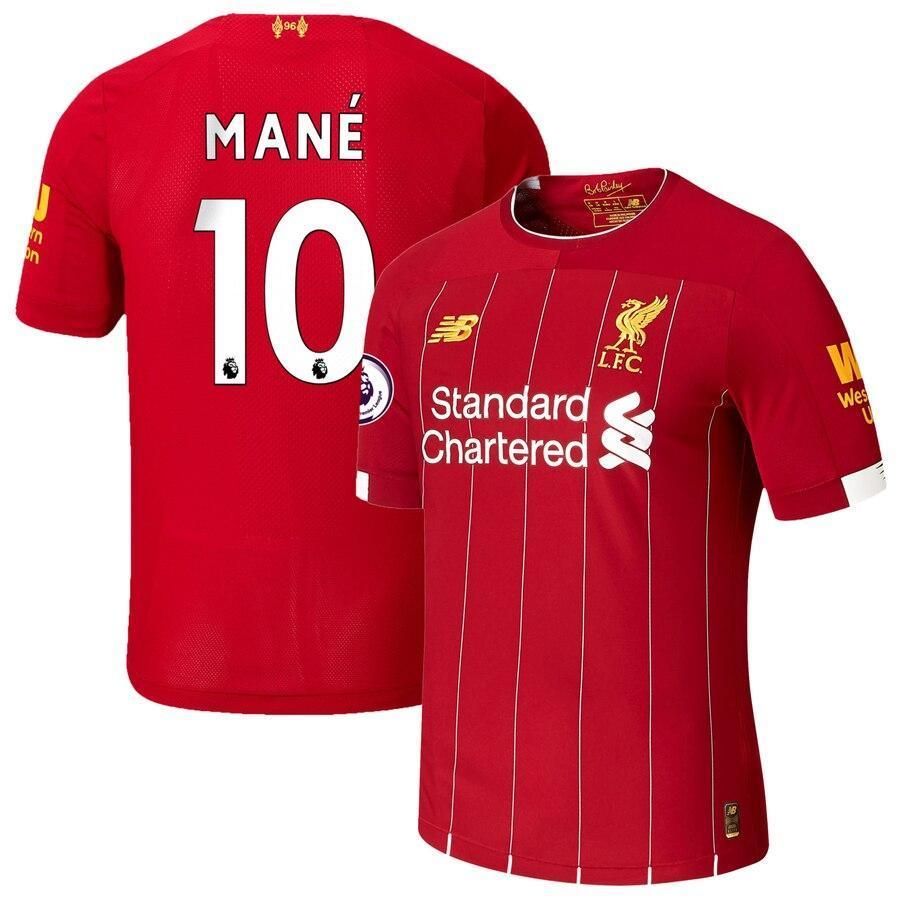 Sadio Mané Liverpool New Balance 2019/20 Home Authentic Player Jersey – Red