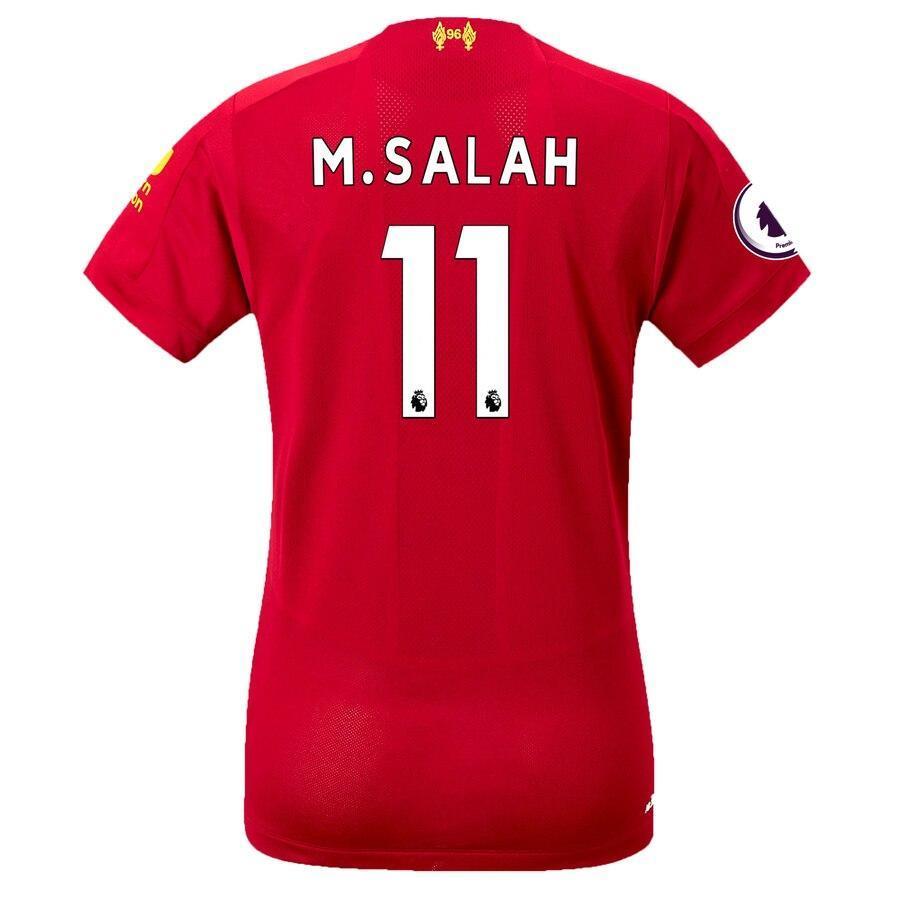 Mohamed Salah Liverpool New Balance Women's 2019/20 Home Replica Player Stadium Jersey – Red