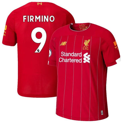 Roberto Firmino Liverpool New Balance Youth 2019/20 Home Replica Player Stadium Jersey – Red