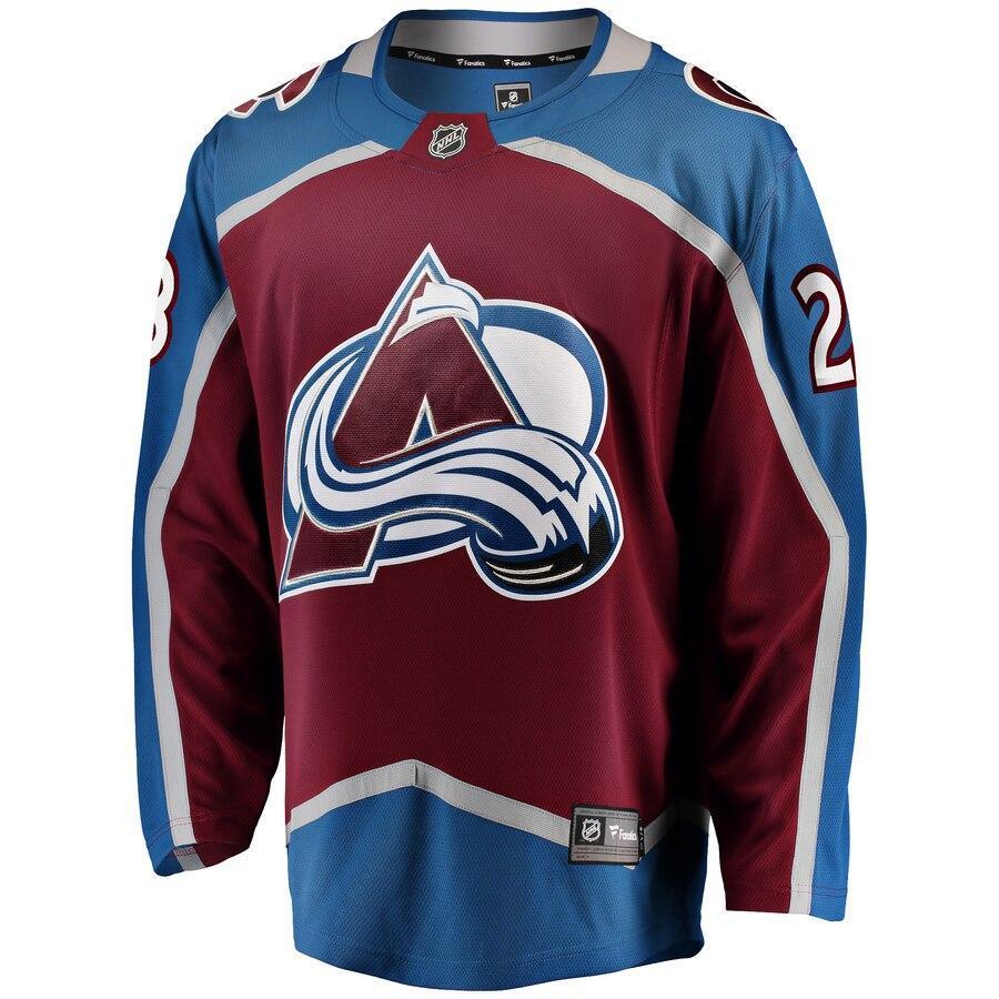Ian Cole Colorado Avalanche  Branded Home Breakaway Player Jersey – Maroon