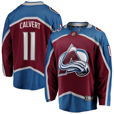 Matt Calvert Colorado Avalanche  Branded Home Breakaway Player Jersey – Maroon