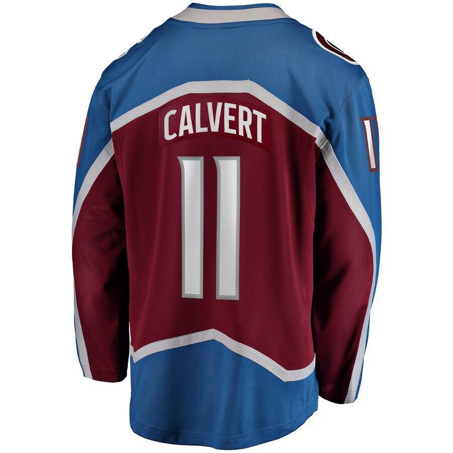 Matt Calvert Colorado Avalanche  Branded Home Breakaway Player Jersey – Maroon