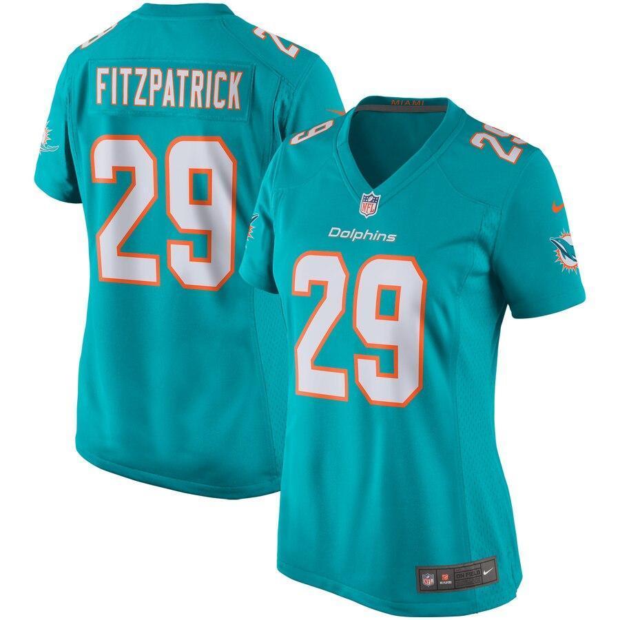 Minkah Fitzpatrick Miami Dolphins Women's Aqua Game Jersey