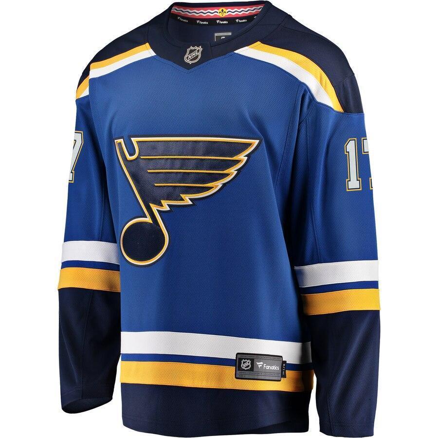 Jaden Schwartz 17 St. Louis Blues Youth Blue Breakaway Player Jersey