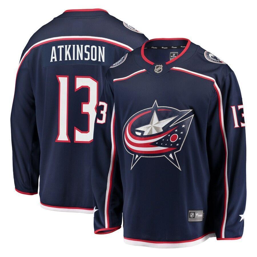 Cam Atkinson 13 Columbus Blue Jackets Youth Navy Breakaway Player Jersey
