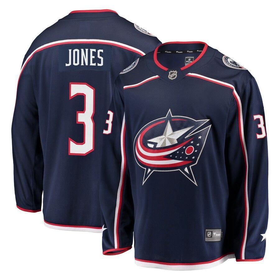 Seth Jones 3 Columbus Blue Jackets Youth Navy Breakaway Player Jersey