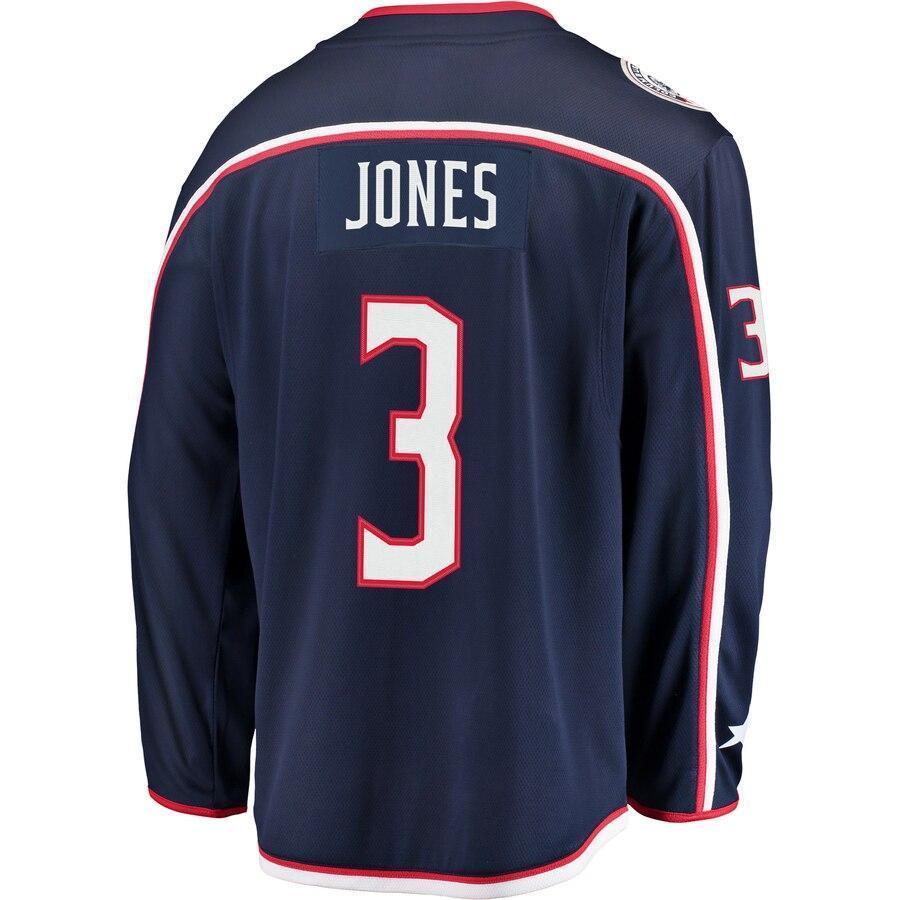 Seth Jones 3 Columbus Blue Jackets Youth Navy Breakaway Player Jersey