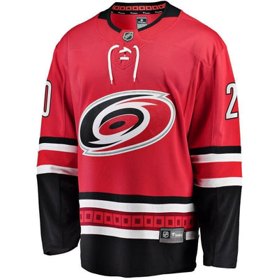 Sebastian Aho 20 Carolina Hurricanes Youth Red Breakaway Player Jersey