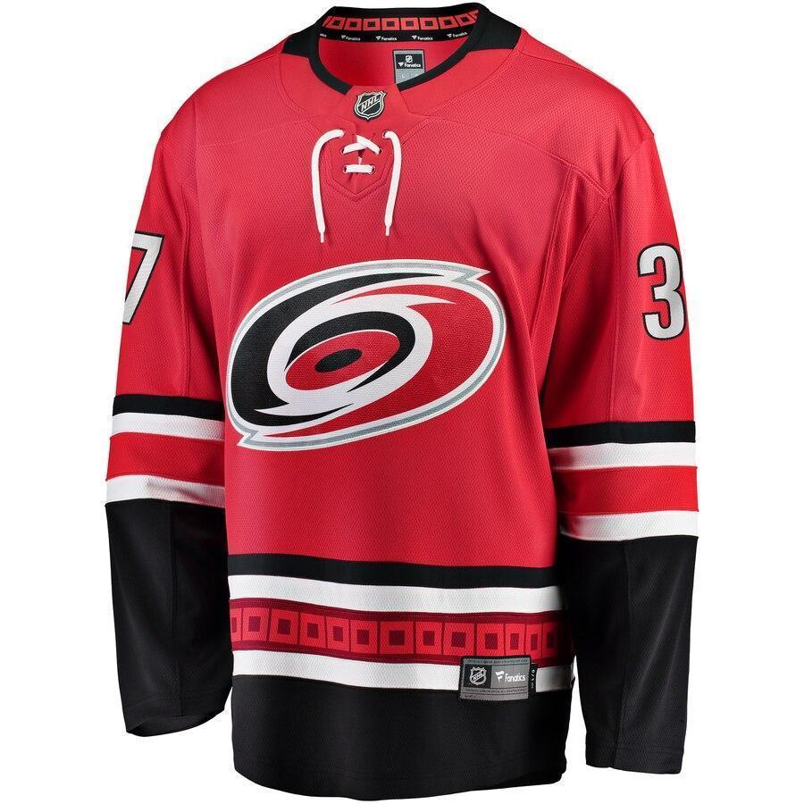 Andrei Svechnikov 37 Carolina Hurricanes Youth Red Breakaway Player Jersey