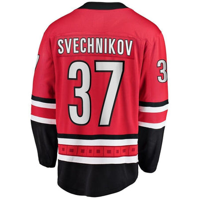 Andrei Svechnikov 37 Carolina Hurricanes Youth Red Breakaway Player Jersey