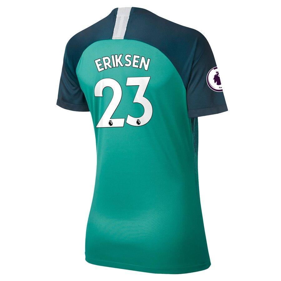 Christian Eriksen Tottenham Hotspur Nike Women's 2018/19 Stadium Replica Third Player Jersey – Teal