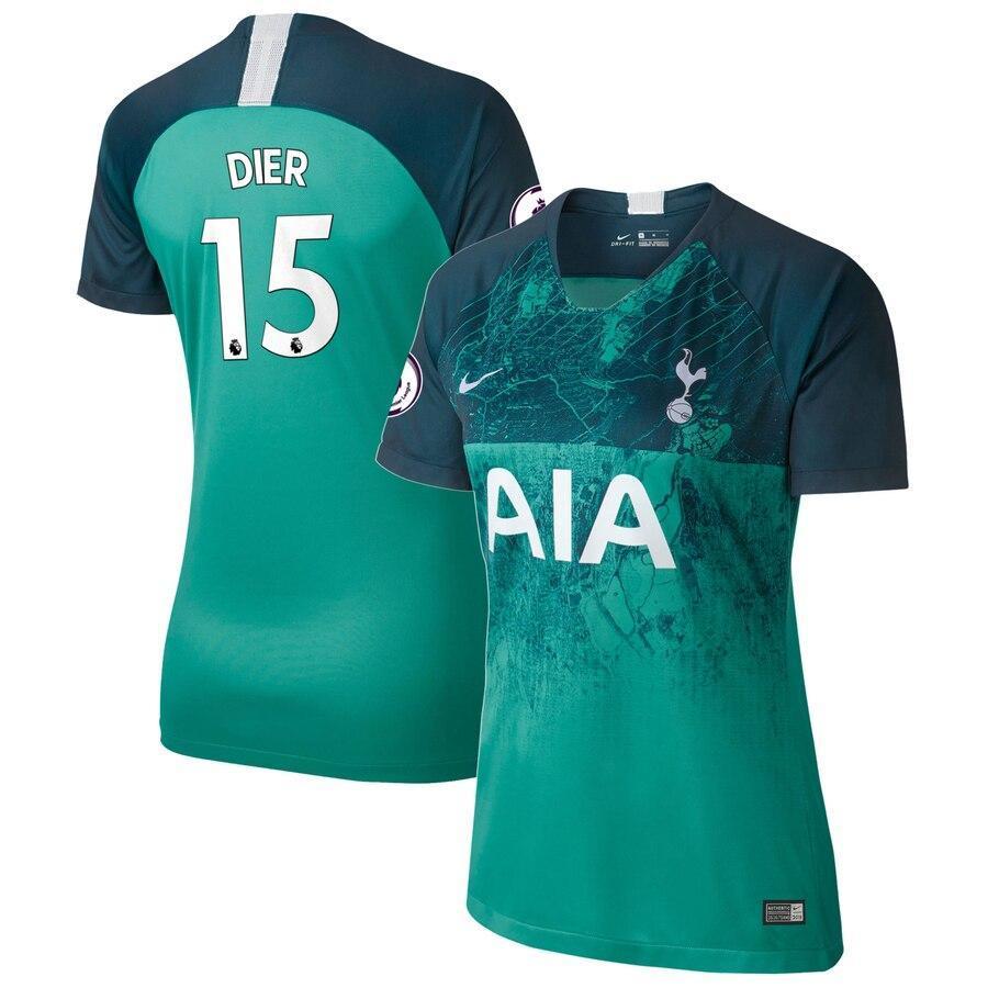 Eric Dier Tottenham Hotspur Nike Women's 2018/19 Stadium Replica Third Player Jersey – Teal