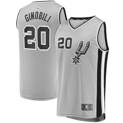 Manu Ginobili San Antonio Spurs Fast Break Replica Jersey - Association Edition