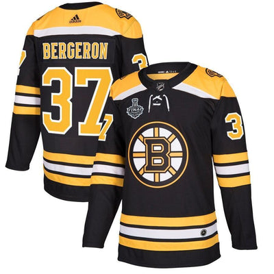 Patrice Bergeron Boston Bruins  2019 Stanley Cup Final Bound Home  Player Jersey – Black