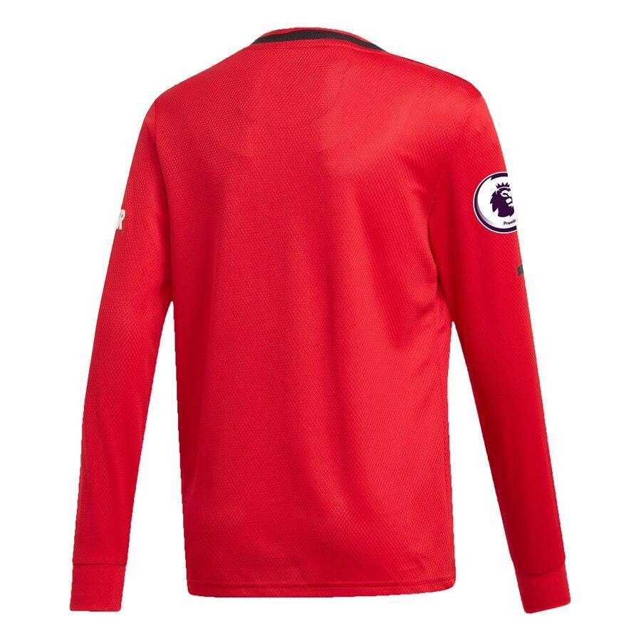 Manchester United adidas Youth 2019/20 Home Replica Long Sleeve Jersey – Red