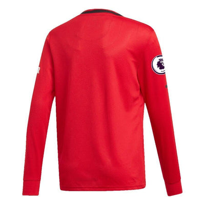 Manchester United adidas Youth 2019/20 Home Replica Long Sleeve Jersey – Red