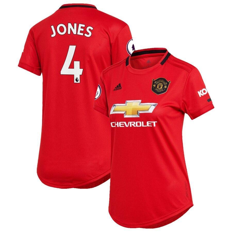 Phil Jones Manchester United adidas Women's 2019/20 Home Replica Player Jersey – Red