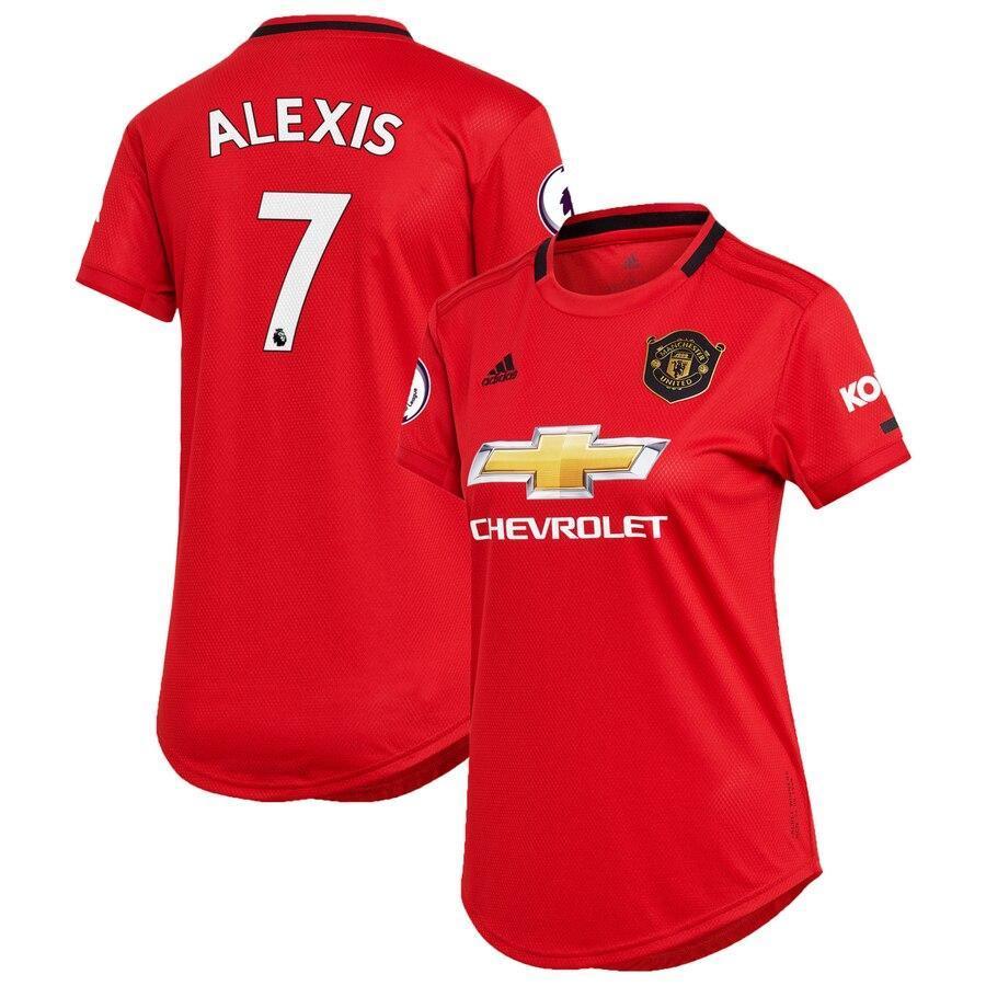 Alexis Sánchez Manchester United adidas Women's 2019/20 Home Replica Player Jersey – Red