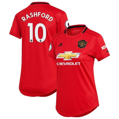 Marcus Rashford Manchester United adidas Women's 2019/20 Home Replica Player Jersey – Red
