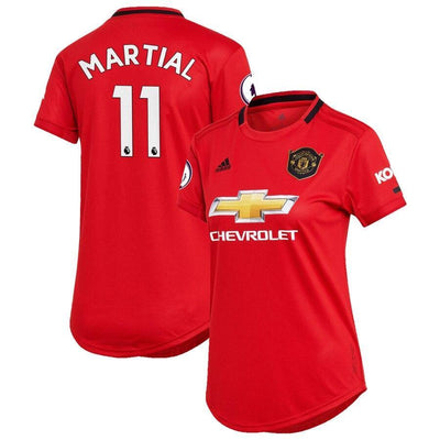 Anthony Martial Manchester United adidas Women's 2019/20 Home Replica Player Jersey – Red