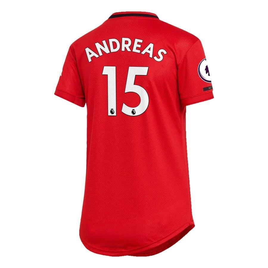 Andreas Pereira Manchester United adidas Women's 2019/20 Home Replica Player Jersey – Red