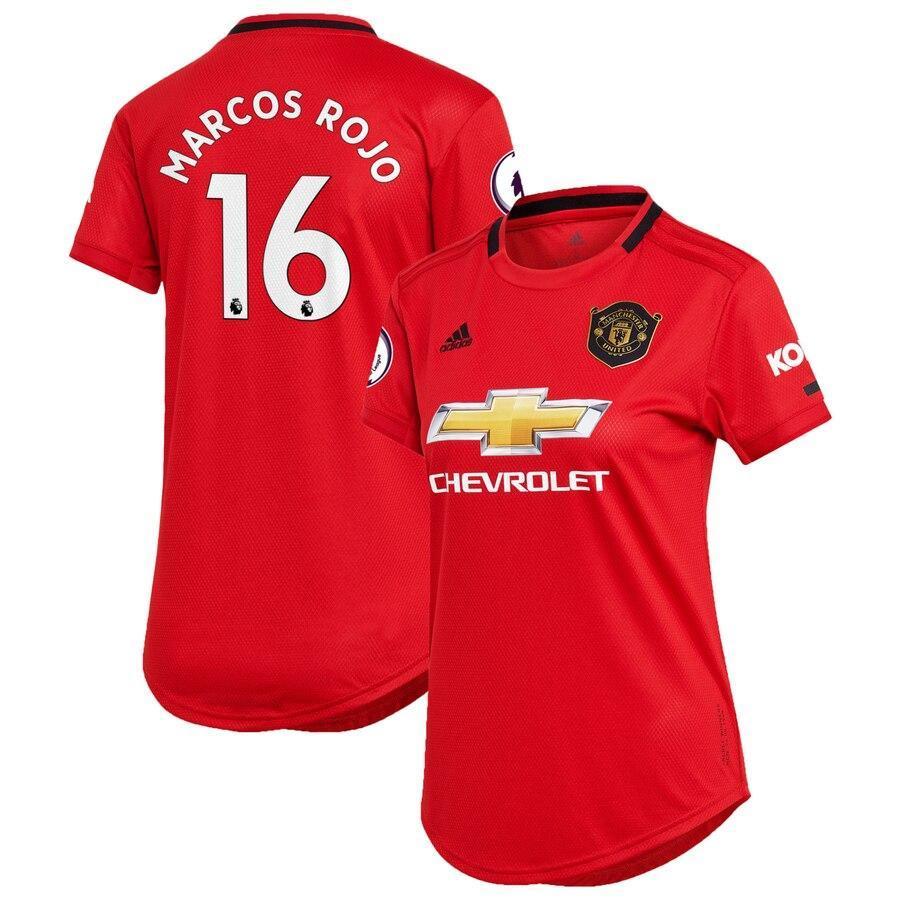 Marcos Rojo Manchester United adidas Women's 2019/20 Home Replica Player Jersey – Red
