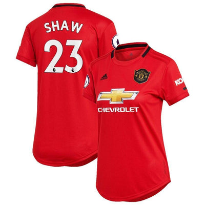 Luke Shaw Manchester United adidas Women's 2019/20 Home Replica Player Jersey – Red