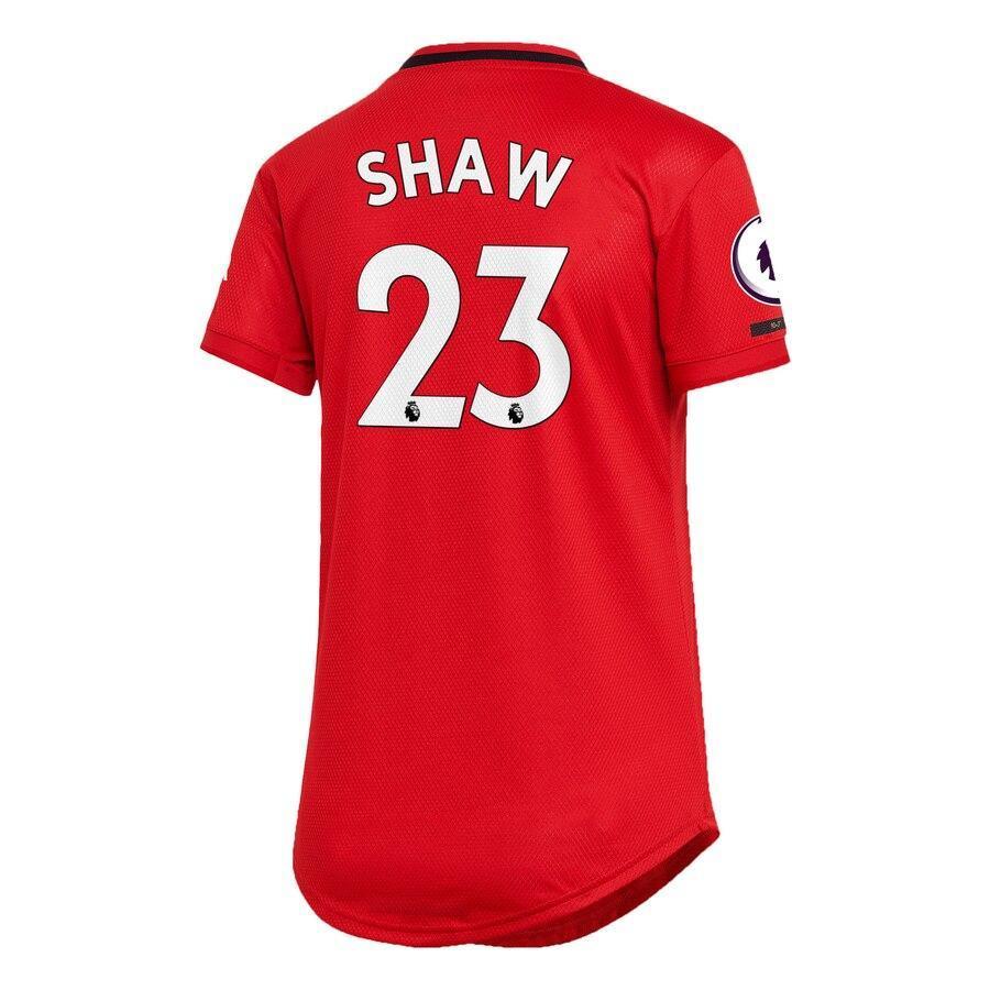 Luke Shaw Manchester United adidas Women's 2019/20 Home Replica Player Jersey – Red
