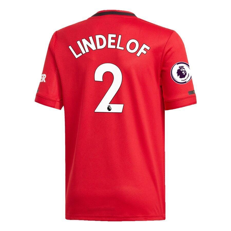 Victor Lindelöf Manchester United adidas Youth 2019/20 Home Replica Player Jersey – Red