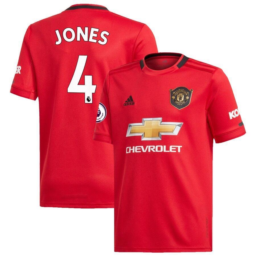 Phil Jones Manchester United adidas Youth 2019/20 Home Replica Player Jersey – Red