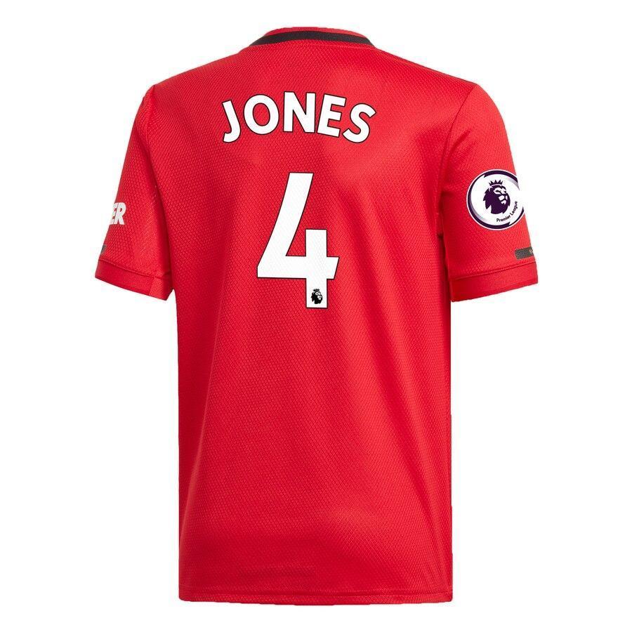 Phil Jones Manchester United adidas Youth 2019/20 Home Replica Player Jersey – Red