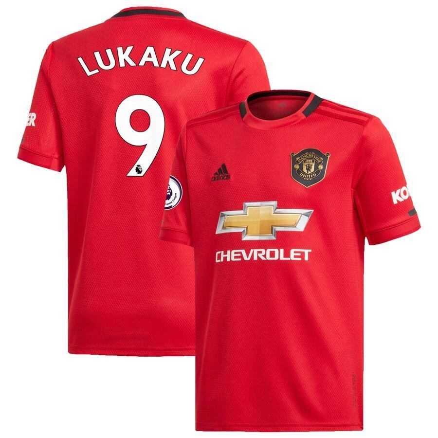 Romelu Lukaku Manchester United adidas Youth 2019/20 Home Replica Player Jersey – Red