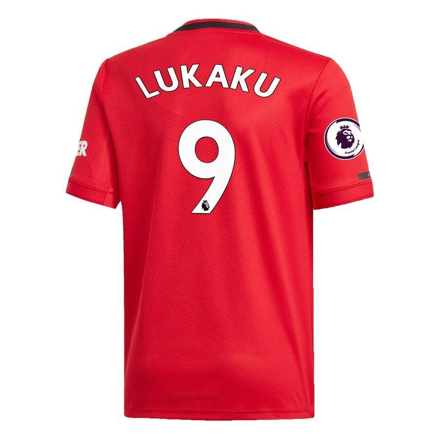 Romelu Lukaku Manchester United adidas Youth 2019/20 Home Replica Player Jersey – Red