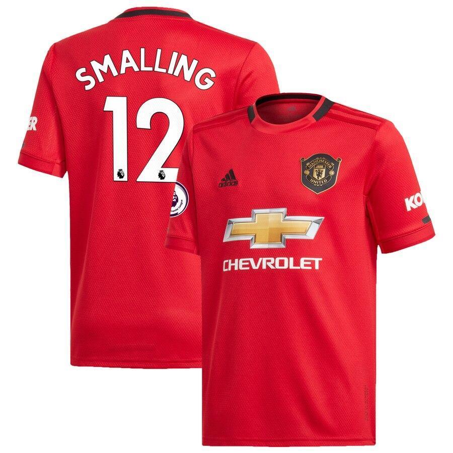 Chris Smalling Manchester United adidas Youth 2019/20 Home Replica Player Jersey – Red