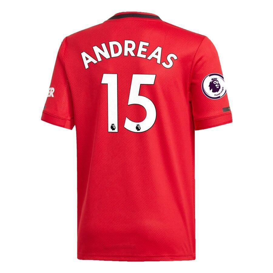 Andreas Pereira Manchester United adidas Youth 2019/20 Home Replica Player Jersey – Red