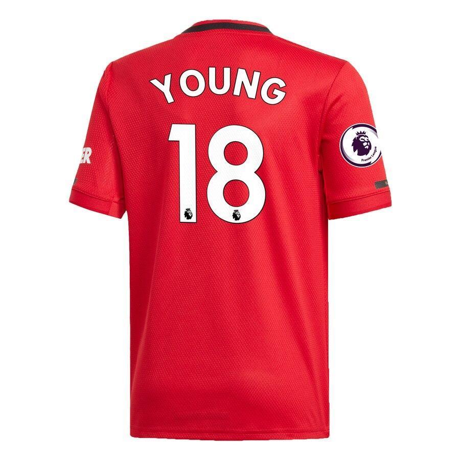 Ashley Young Manchester United adidas Youth 2019/20 Home Replica Player Jersey – Red