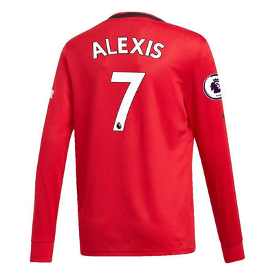 Alexis Sánchez Manchester United adidas Youth 2019/20 Home Replica Long Sleeve Player Jersey – Red
