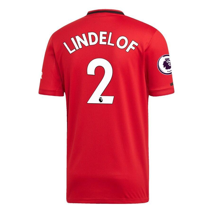 Victor Lindelöf Manchester United adidas 2019/20 Home Replica Player Jersey – Red