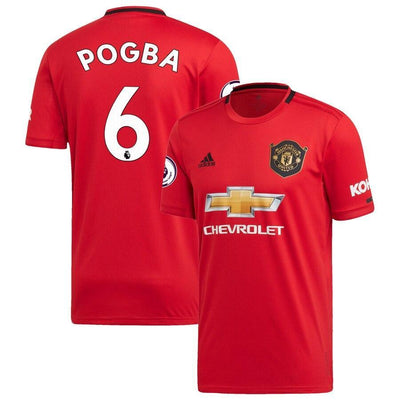 Paul Pogba Manchester United adidas 2019/20 Home Replica Player Jersey – Red