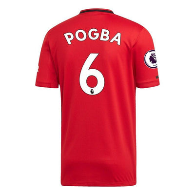 Paul Pogba Manchester United adidas 2019/20 Home Replica Player Jersey – Red