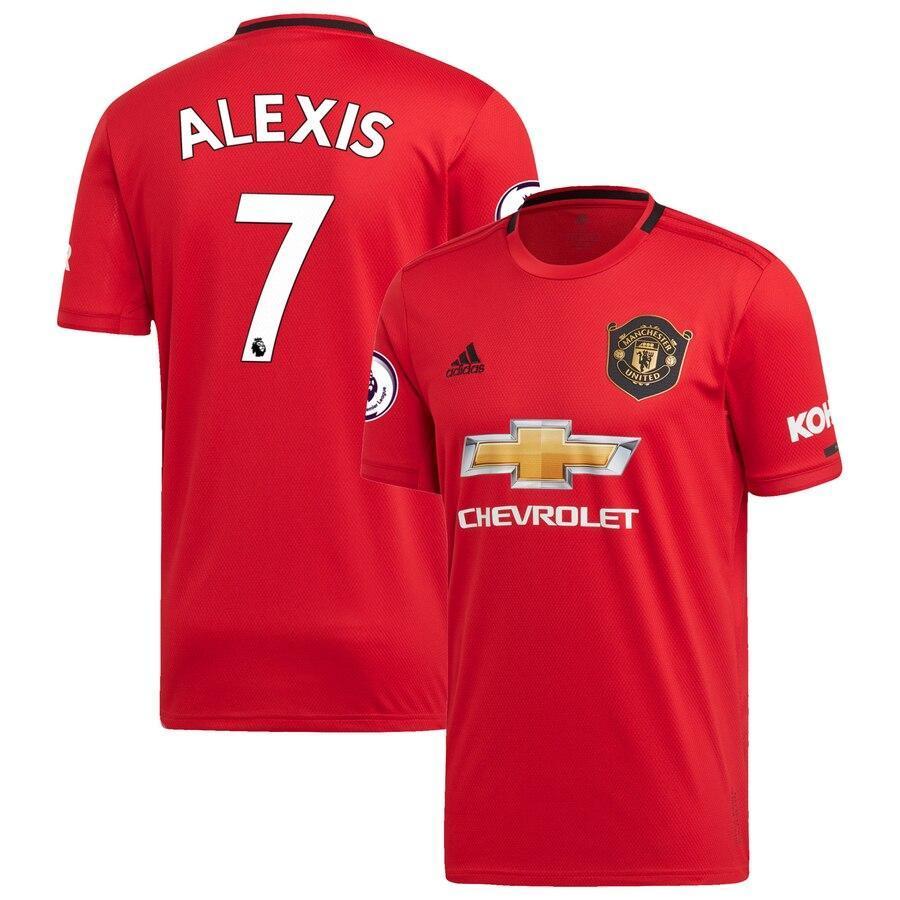Alexis Sánchez Manchester United adidas 2019/20 Home Replica Player Jersey – Red