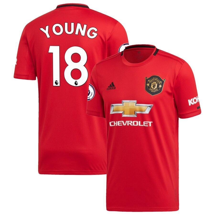 Ashley Young Manchester United adidas 2019/20 Home Replica Player Jersey – Red