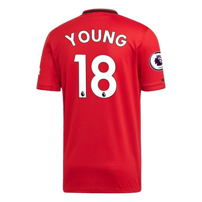 Ashley Young Manchester United adidas 2019/20 Home Replica Player Jersey – Red