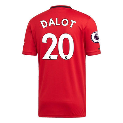 Diogo Dalot Manchester United adidas 2019/20 Home Replica Player Jersey – Red