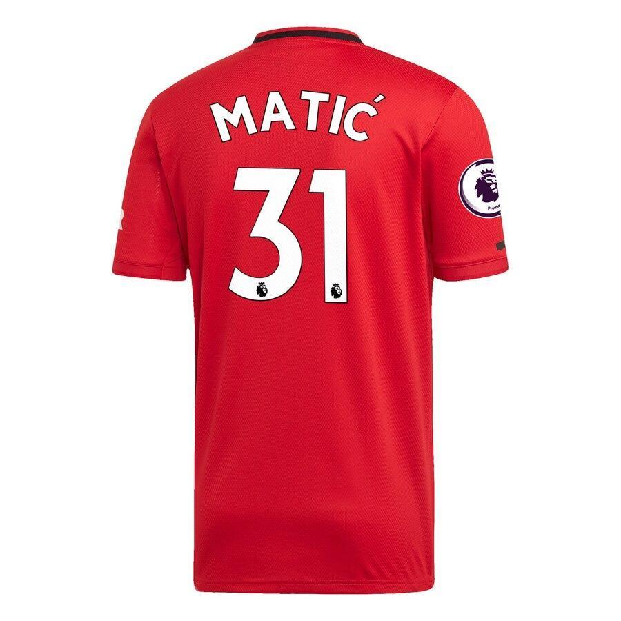 Nemanja Matic Manchester United adidas 2019/20 Home Replica Player Jersey – Red