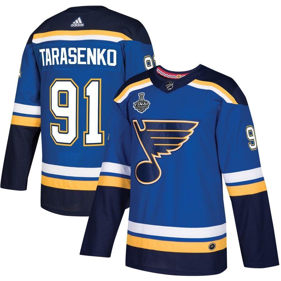 Vladimir Tarasenko St. Louis Blues  2019 Stanley Cup Final Bound  Player Jersey - Blue