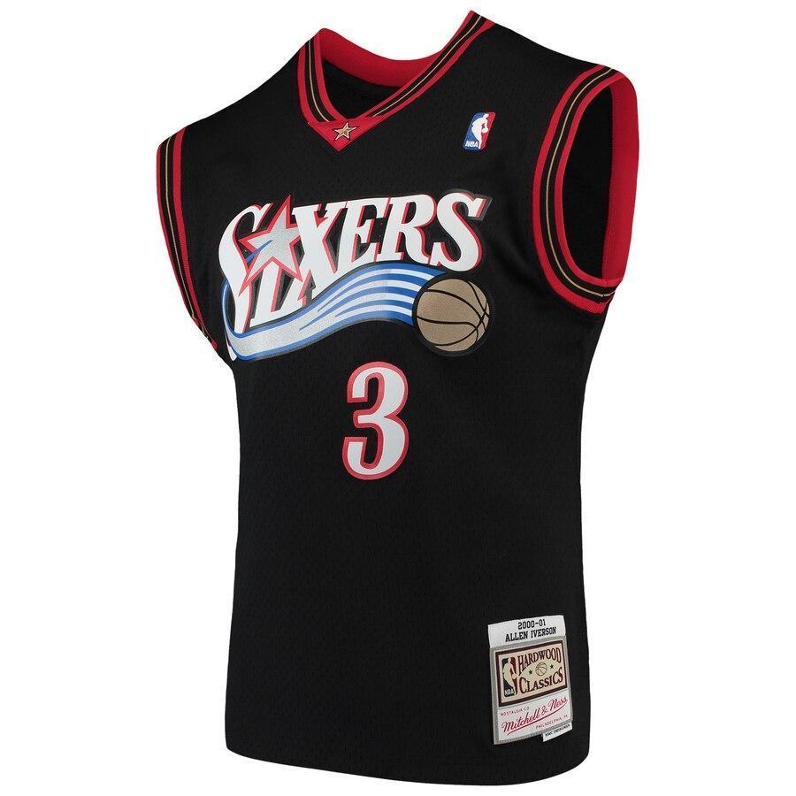 Allen Iverson Philadelphia 76ers Hardwood Classics Swingman Jersey