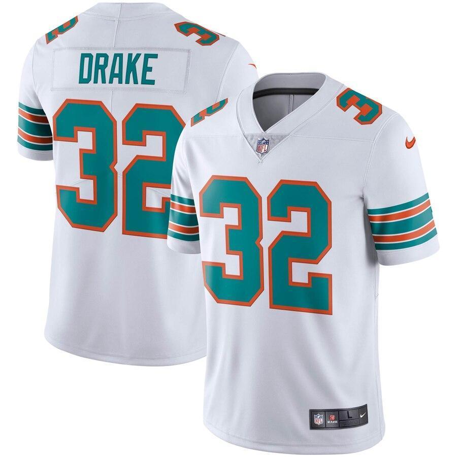 Kenyan Drake 32 Miami Dolphins White Alternate Vapor Limited Jersey
