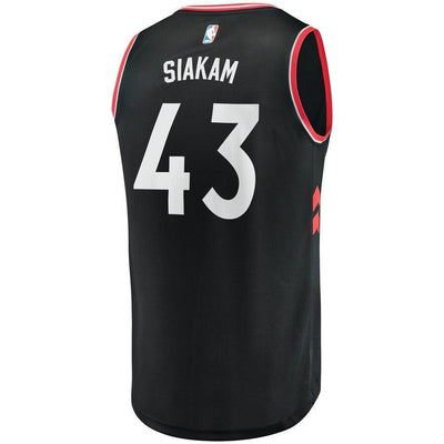 Pascal Siakam Toronto Raptors Youth 2019 NBA Finals Champions Fast Break Replica Player Jersey Black – Statement Edition