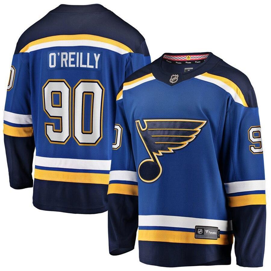 Ryan O'Reilly St. Louis Blues Branded Breakaway Player Jersey – Blue